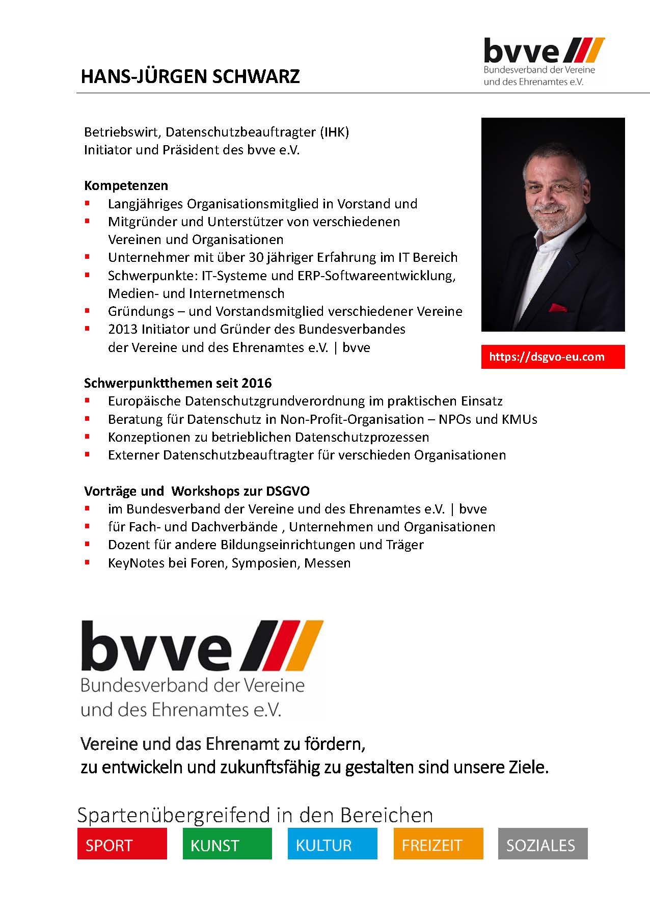 Handbuch zum Tagesseminar DSGVO bvve Auszug Hans-Jürgen Schwarz